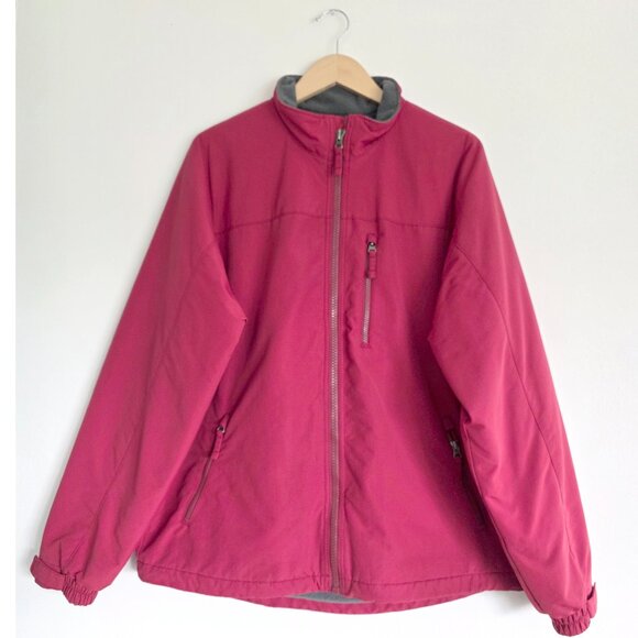Duluth Trading Men's Winter Red Jacket Fleece Lined Work Farm Chore Coat - Picture 1 of 12